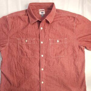 Old Navy Short Sleeve Button Up Men's Size XL